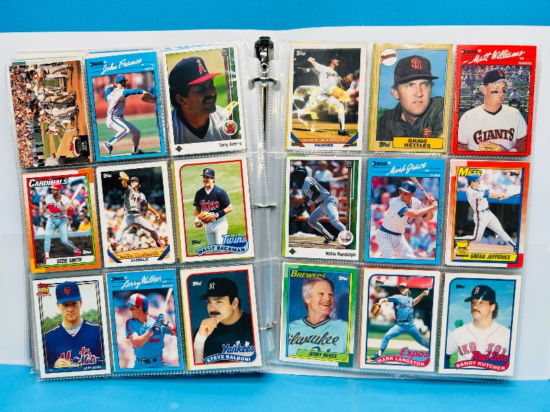 Photo 1 of 593247… final sale no returns/refunds-360 mixed baseball cards in binder 