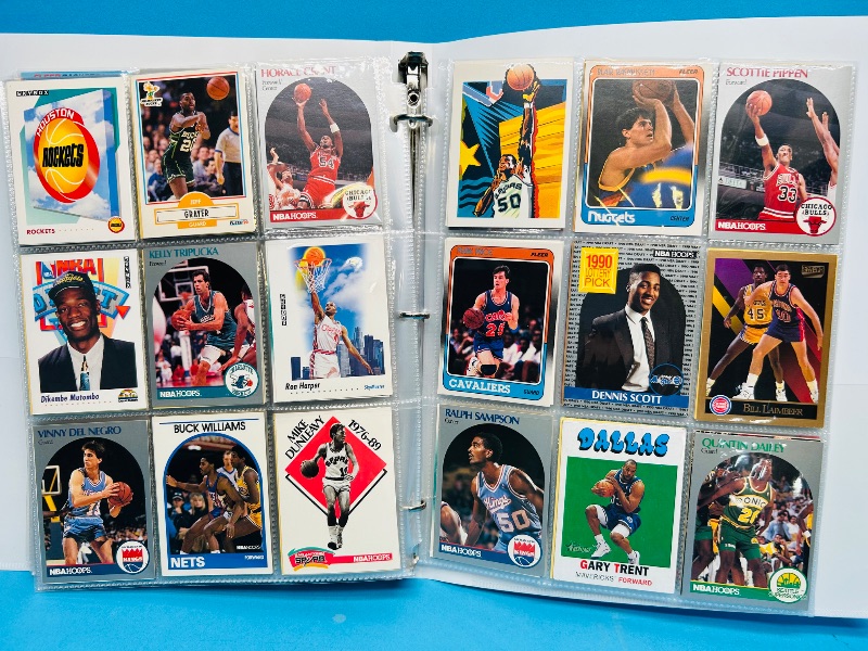 Photo 1 of 593250… final sale no returns/refunds-270 mixed basketball cards in binder 