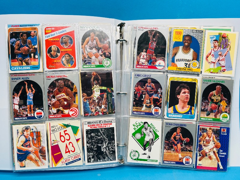 Photo 1 of 593250… final sale no returns/refunds-270 mixed basketball cards in binder 