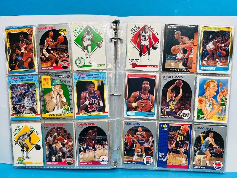Photo 1 of 593250… final sale no returns/refunds-270 mixed basketball cards in binder