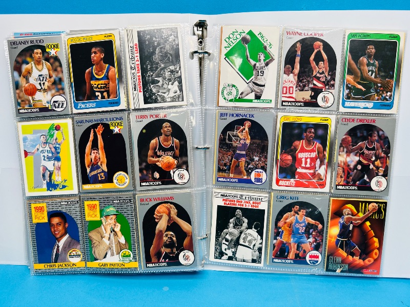 Photo 1 of 593250… final sale no returns/refunds-270 mixed basketball cards in binder 