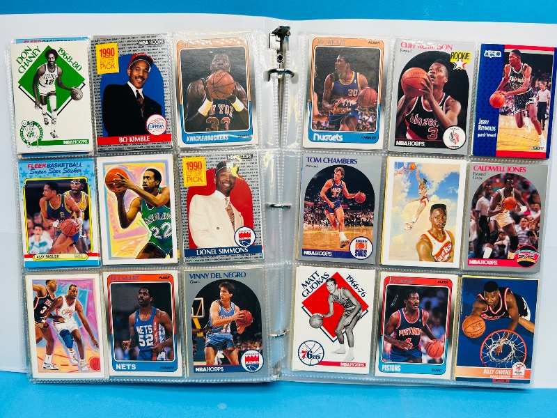 Photo 1 of 593250… final sale no returns/refunds-270 mixed basketball cards in binder 