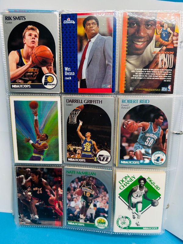 Photo 1 of 593250… final sale no returns/refunds-270 mixed basketball cards in binder 