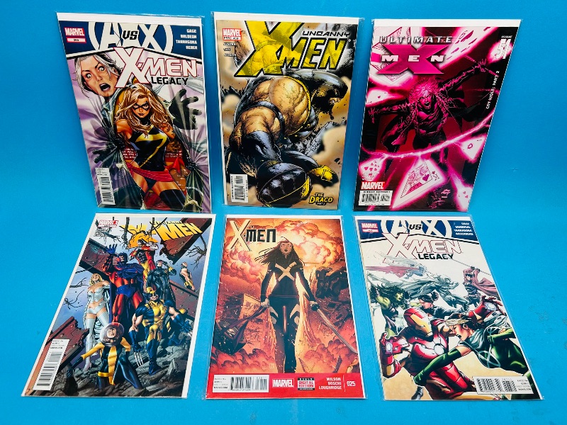 Photo 1 of 593264…6 X-men  comics in plastic sleeves 