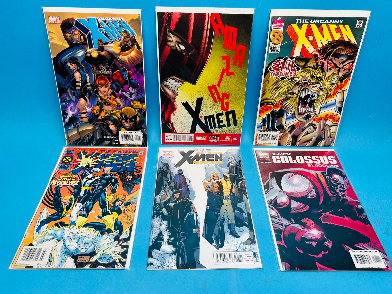 Photo 1 of 593266…6 X-men  comics in plastic sleeves 