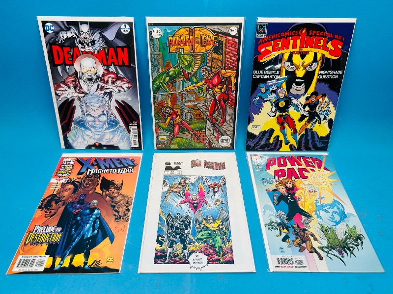 Photo 1 of 593271…6  comics all no. 1’s in plastic sleeves 