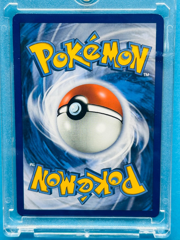 Photo 1 of 593284…Pikachu Pokémon card in hard plastic case