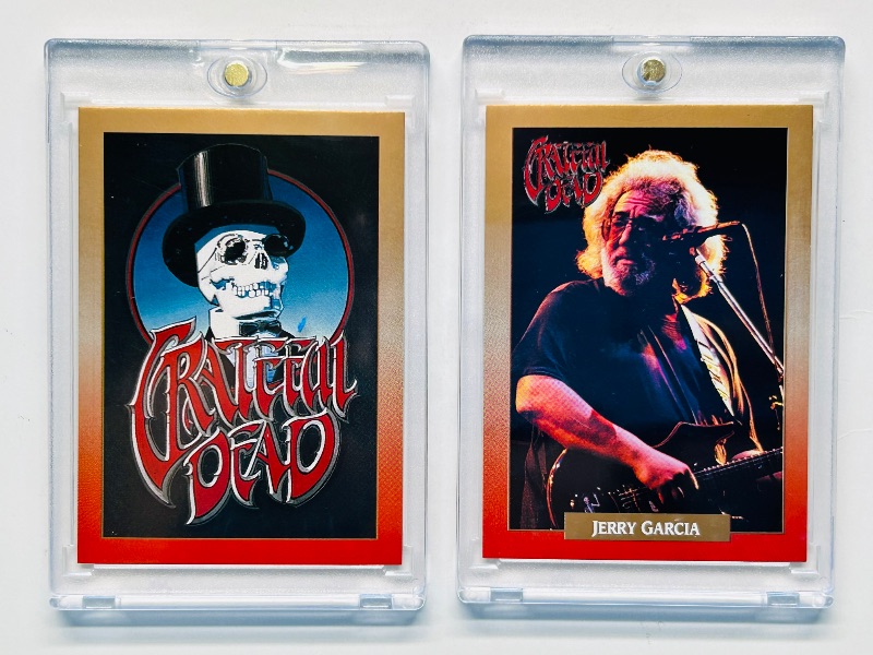 Photo 1 of 593292… grateful dead Jerry Garcia cards in hard plastic cases
