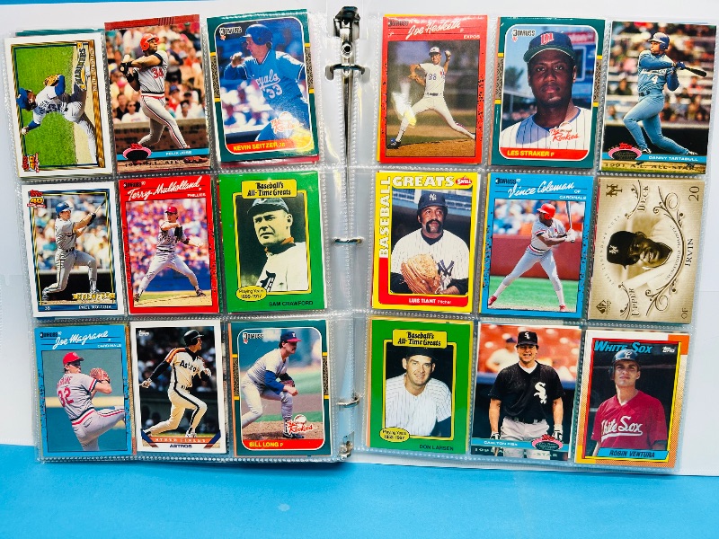 Photo 1 of 593347…final sale no returns/refunds-360 mixed baseball cards in binder 