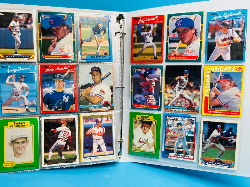 Photo 1 of 593347…final sale no returns/refunds-360 mixed baseball cards in binder 