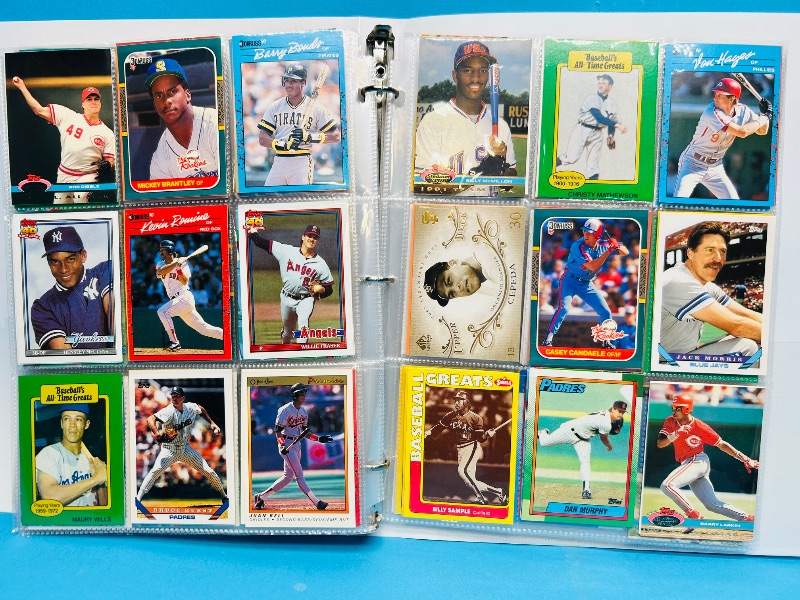 Photo 1 of 593347…final sale no returns/refunds-360 mixed baseball cards in binder 