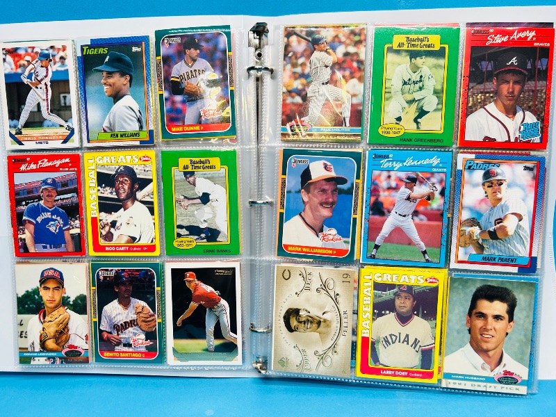 Photo 1 of 593347…final sale no returns/refunds-360 mixed baseball cards in binder 