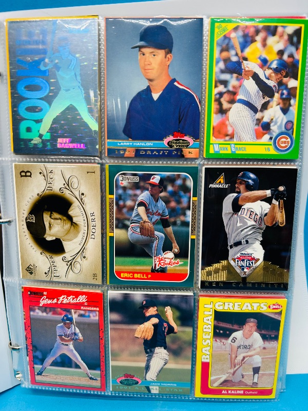Photo 1 of 593347…final sale no returns/refunds-360 mixed baseball cards in binder 