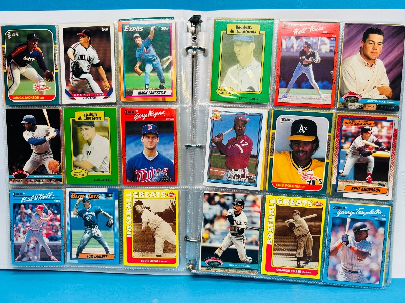 Photo 1 of 593347…final sale no returns/refunds-360 mixed baseball cards in binder 