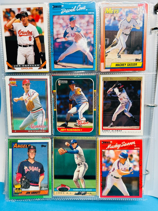 Photo 1 of 593347…final sale no returns/refunds-360 mixed baseball cards in binder 