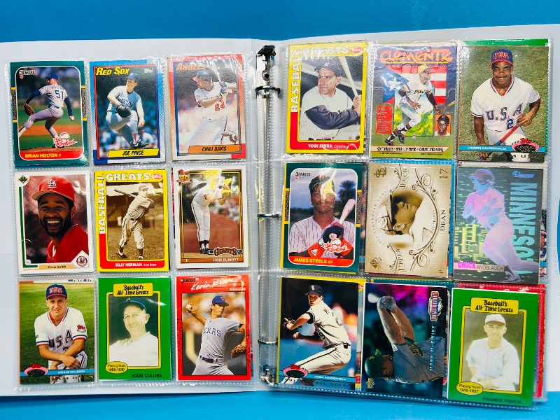 Photo 1 of 593347…final sale no returns/refunds-360 mixed baseball cards in binder 