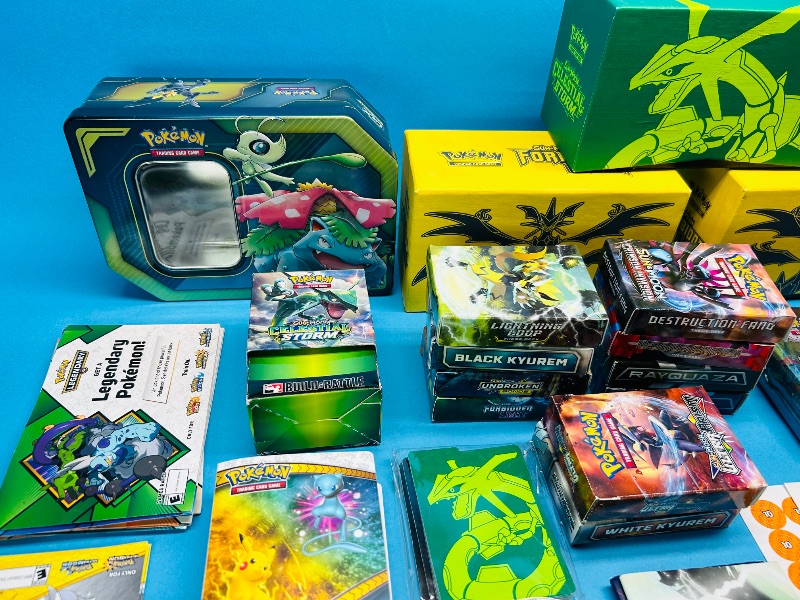 Photo 1 of 593354…EMPTY Pokémon boxes, tins, mini albums, and deck boxes, and game pieces-all Empty