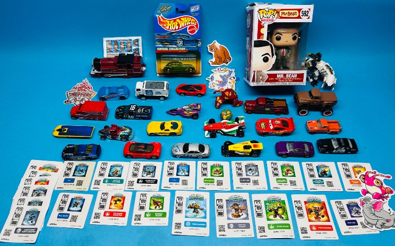 Photo 1 of 593359…die cast cars,  stickers  and toys 