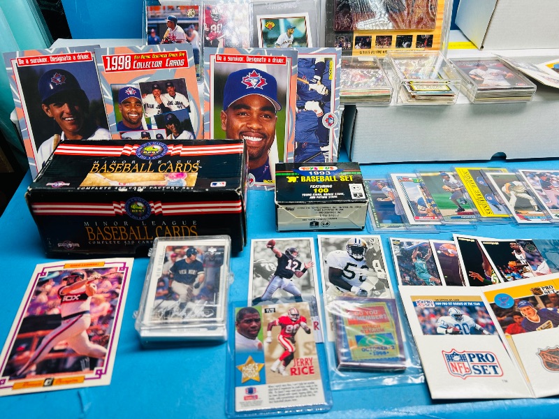 Photo 1 of 593361…final sale no returns/refunds-thousands of mixed sports cards