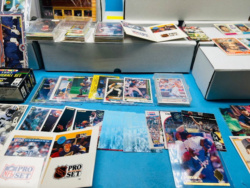 Photo 1 of 593361…final sale no returns/refunds-thousands of mixed sports cards