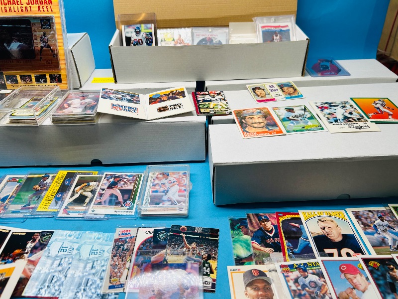 Photo 1 of 593361…final sale no returns/refunds-thousands of mixed sports cards
