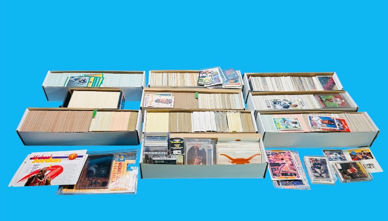 Photo 1 of 593361…final sale no returns/refunds-thousands of mixed sports cards