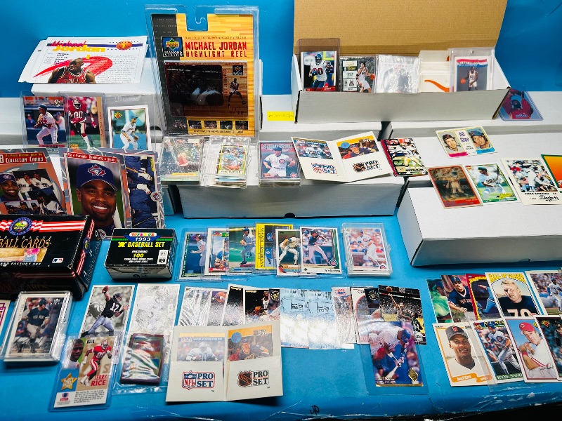 Photo 1 of 593361…final sale no returns/refunds-thousands of mixed sports cards