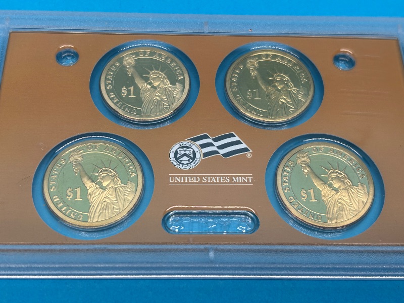 Photo 1 of 593362…2007 US Mint presidential $1 coin proof set with COA