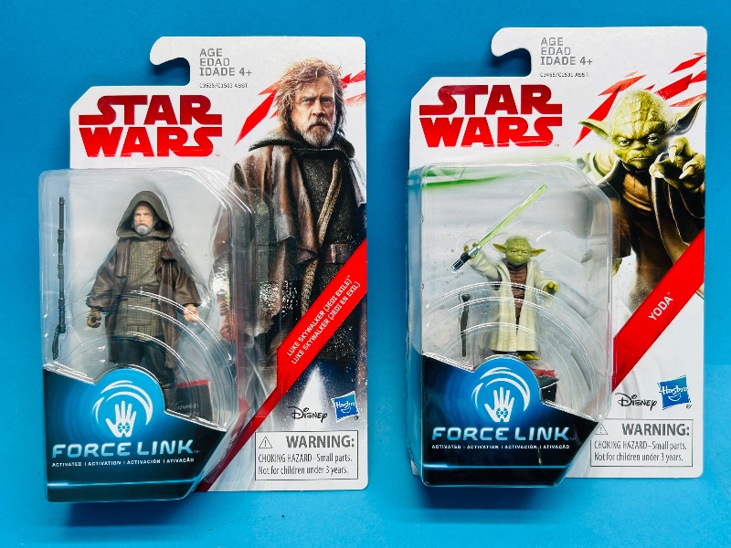 Photo 1 of 593370… 2 Star Wars force link figures 