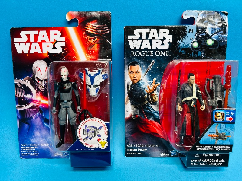 Photo 1 of 593375… 2 Star Wars Rogue one figures 