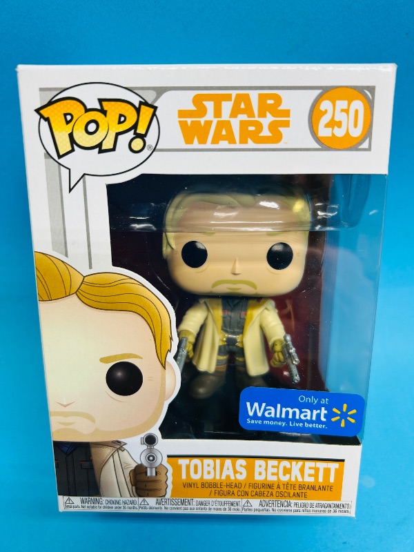 Photo 1 of 593376…Funko Pop Star Wars Tobias Beckett vinyl bobble head figure 