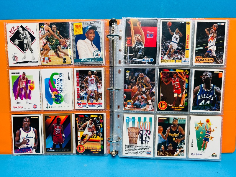 Photo 1 of 593377…final sale no returns/refunds-360 mixed basketball cards in binder 