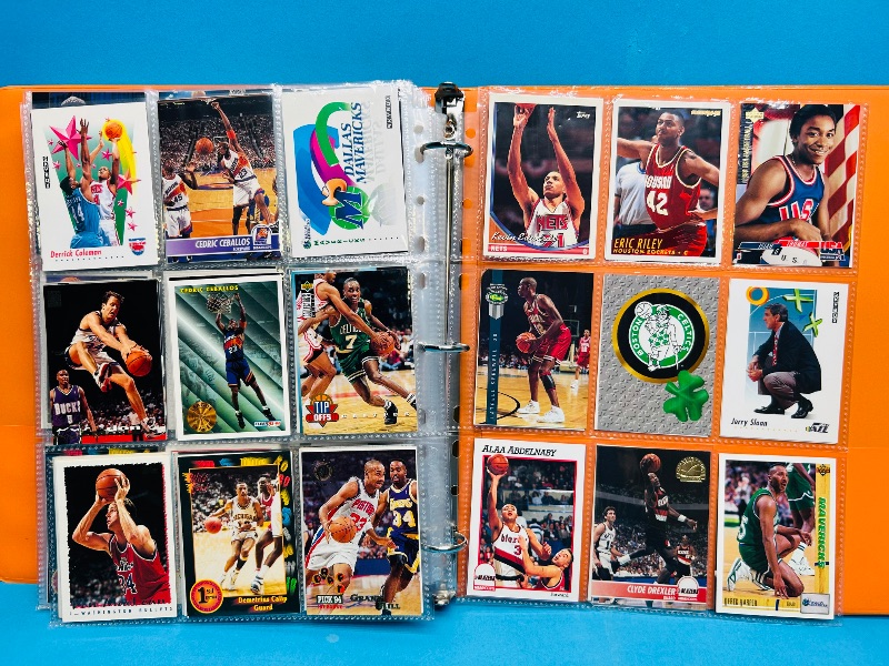 Photo 1 of 593377…final sale no returns/refunds-360 mixed basketball cards in binder 