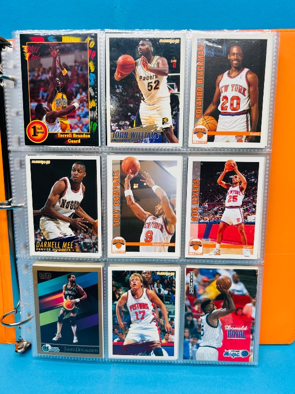 Photo 1 of 593377…final sale no returns/refunds-360 mixed basketball cards in binder 