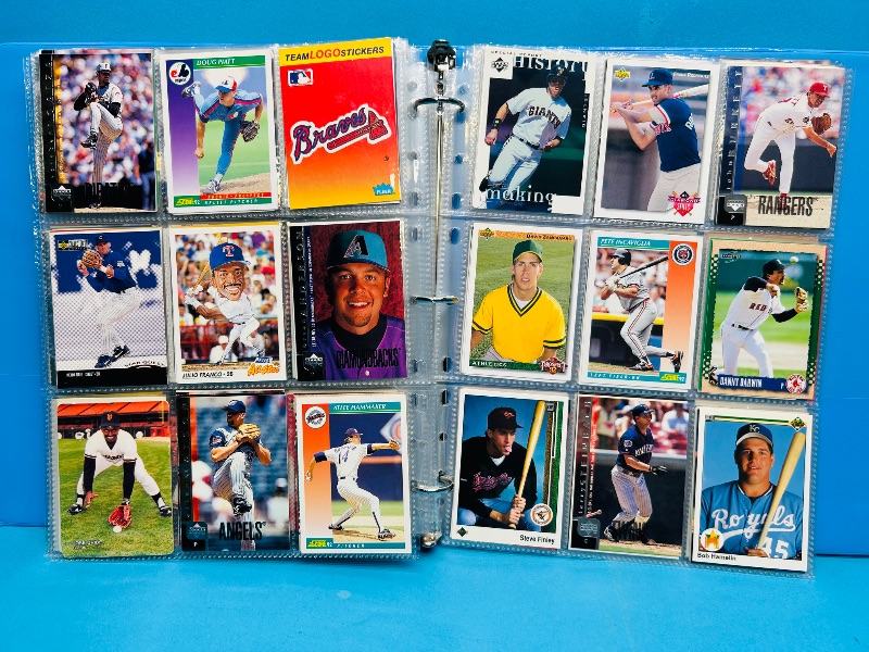 Photo 1 of 593378… final sale no returns/refunds-360 mixed baseball cards in binder 