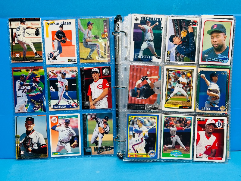 Photo 1 of 593378… final sale no returns/refunds-360 mixed baseball cards in binder 