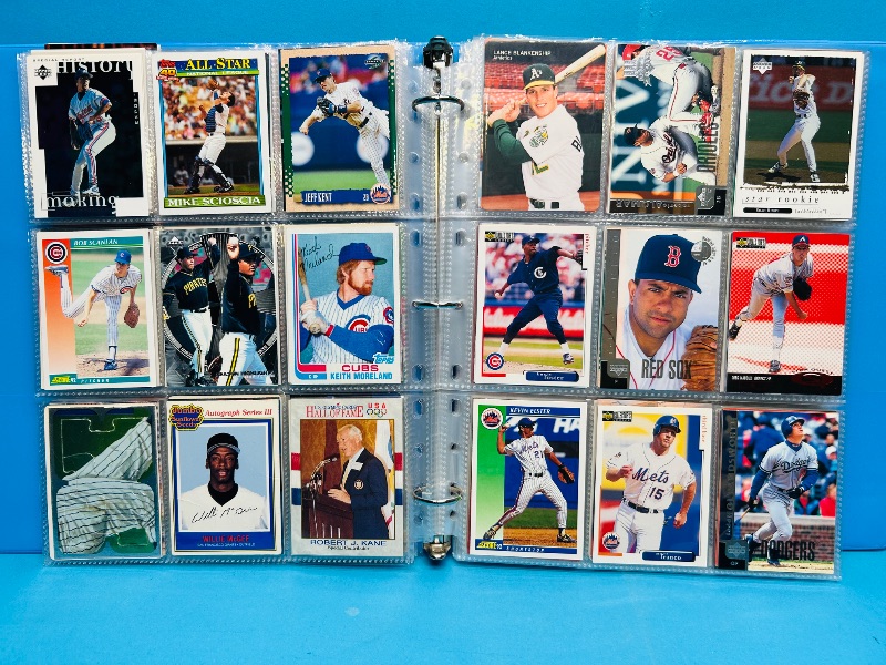 Photo 1 of 593378… final sale no returns/refunds-360 mixed baseball cards in binder 