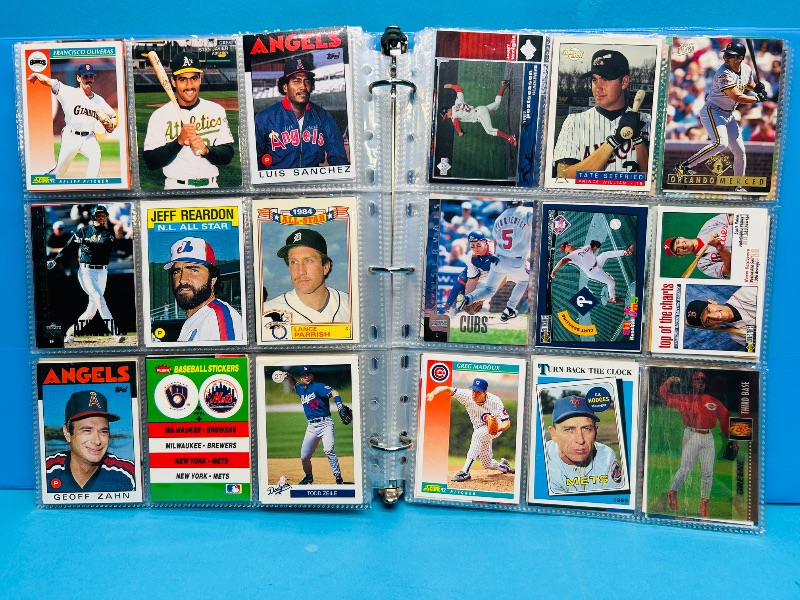 Photo 1 of 593378… final sale no returns/refunds-360 mixed baseball cards in binder 