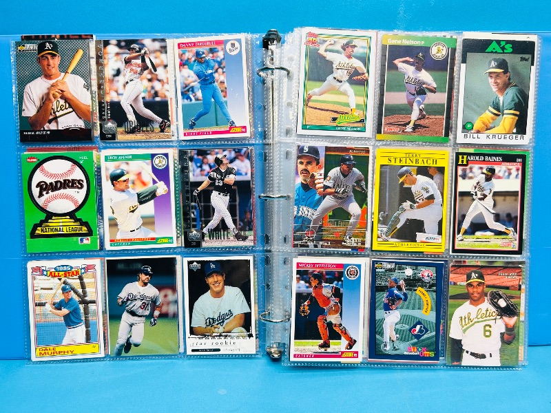 Photo 1 of 593378… final sale no returns/refunds-360 mixed baseball cards in binder 