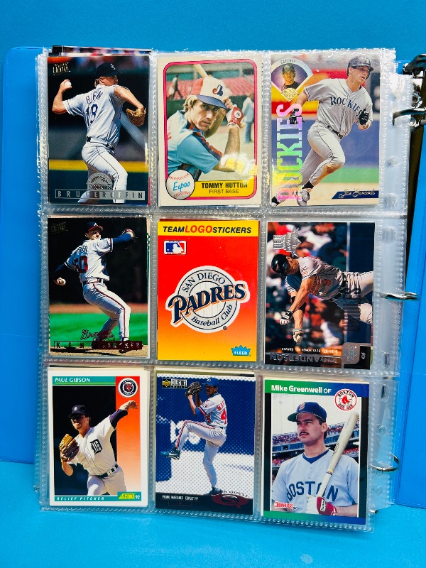 Photo 1 of 593378… final sale no returns/refunds-360 mixed baseball cards in binder 
