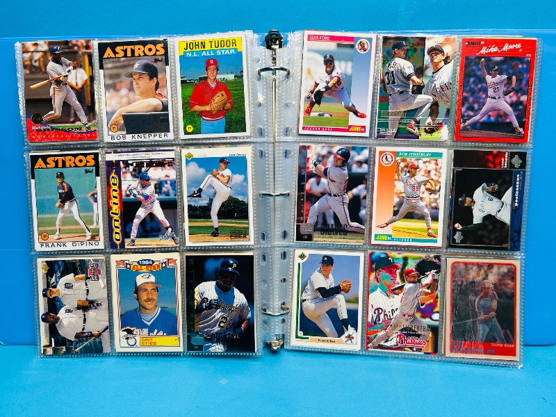 Photo 1 of 593378… final sale no returns/refunds-360 mixed baseball cards in binder 