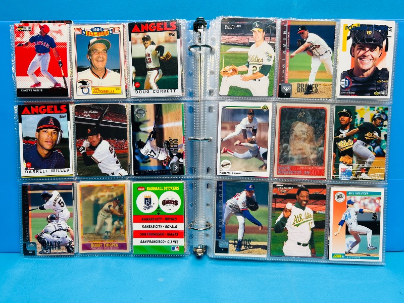 Photo 1 of 593378… final sale no returns/refunds-360 mixed baseball cards in binder 