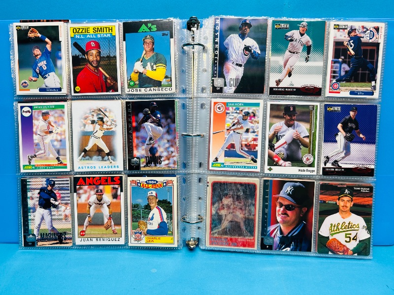 Photo 1 of 593378… final sale no returns/refunds-360 mixed baseball cards in binder 