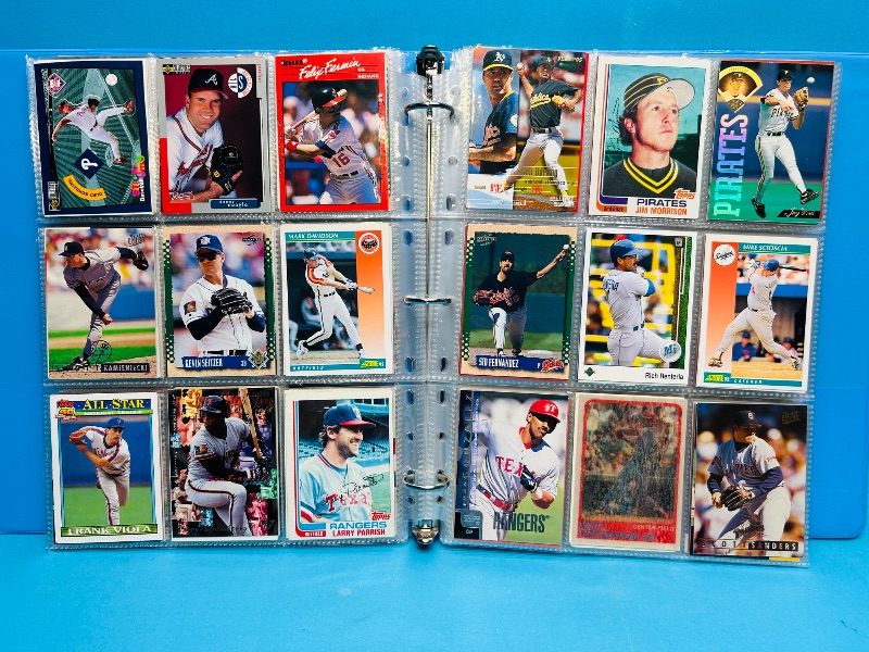 Photo 1 of 593378… final sale no returns/refunds-360 mixed baseball cards in binder