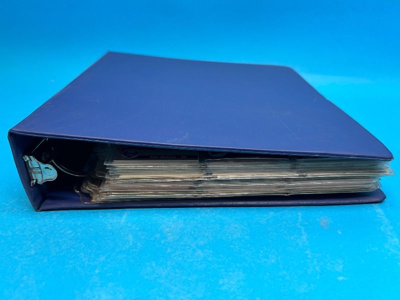 Photo 1 of 593379… final sale no returns/refunds-450 mixed baseball cards in binder 