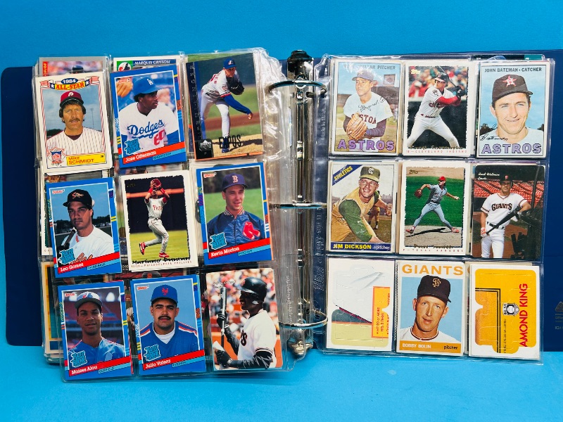 Photo 1 of 593379… final sale no returns/refunds-450 mixed baseball cards in binder 