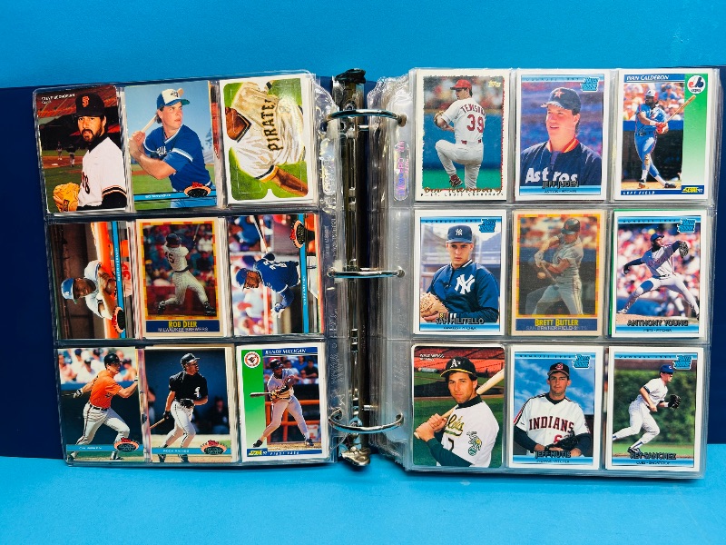 Photo 1 of 593379… final sale no returns/refunds-450 mixed baseball cards in binder 