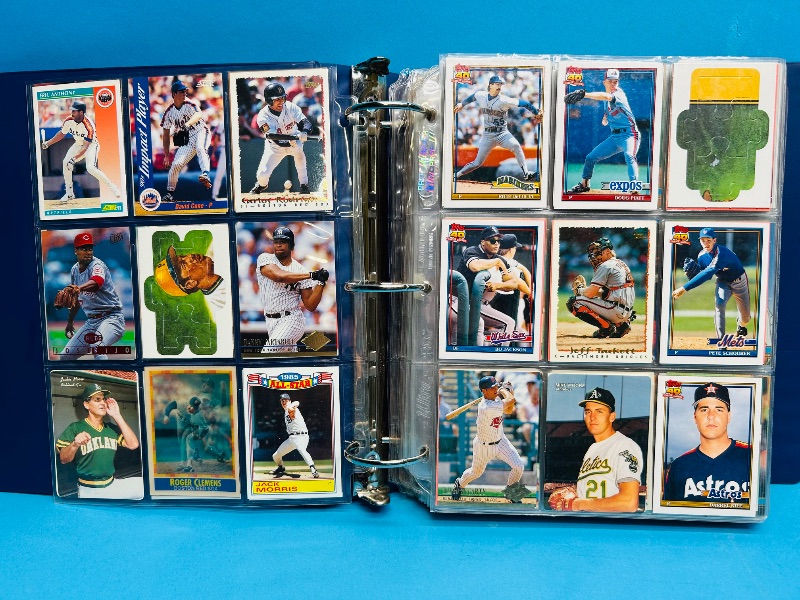 Photo 1 of 593379… final sale no returns/refunds-450 mixed baseball cards in binder 