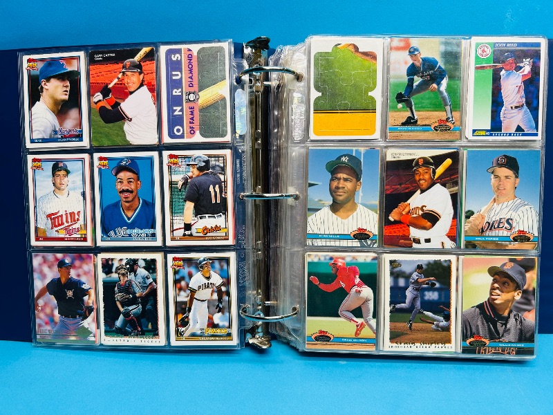 Photo 1 of 593379… final sale no returns/refunds-450 mixed baseball cards in binder 