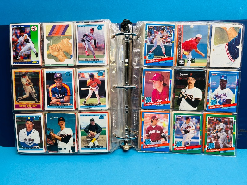 Photo 1 of 593379… final sale no returns/refunds-450 mixed baseball cards in binder 